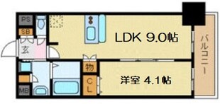 プレサンス大手前ピリオドの物件間取画像